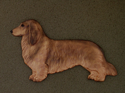Dachshund longhaired - Gate Sign
