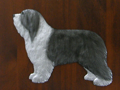 Bearded Collie - Gate Sign