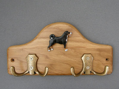 Apenzelský salašnický pes - Věšák na vodítka postava