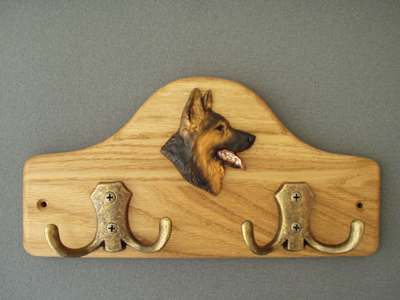 German Shepherd - Leash Hanger Head