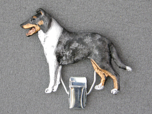 Collie Smooth - Number Card Clip