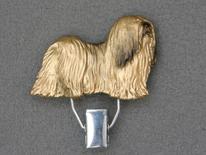 Lhasa Apso - Number Card Clip