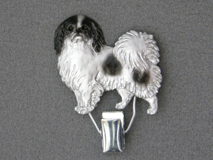 Japanese Chin - Number Card Clip