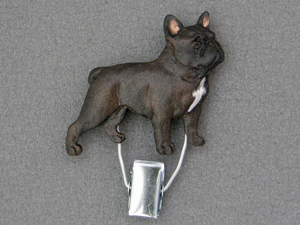 French Bulldog - Number Card Clip