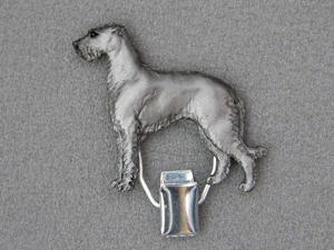 Scotish Deerhound - Number Card Clip