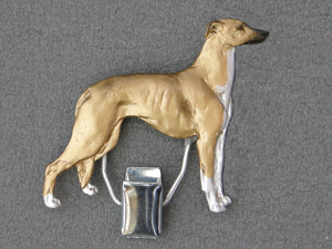 Greyhound - Number Card Clip