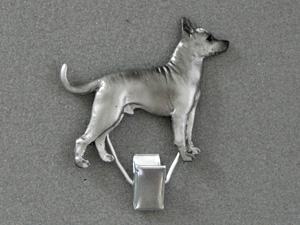 Inca Hairless Dog - Number Card Clip