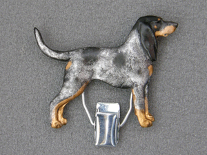 Bluetick Coonhound - Number Card Clip