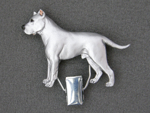 Dogo Argentino - Number Card Clip