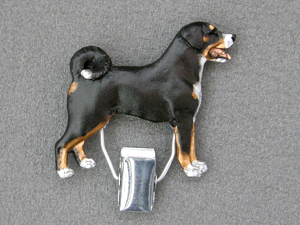 Appenzell Mountain Dog - Number Card Clip