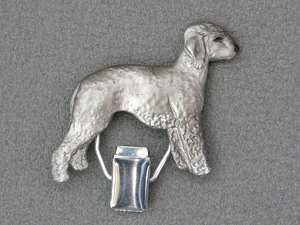 Bedlington Terrier - Number Card Clip