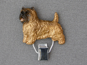 Cairn Terrier - Number Card Clip