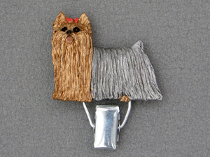 Yorkshire Terrier - Number Card Clip