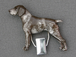 German Shorthaired Pointer - Number Card Clip