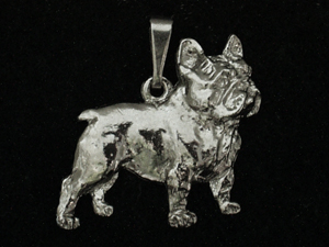 French Bulldog - Pendant Figure Silver