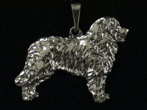 Leonberger - Pendant Figure Silver