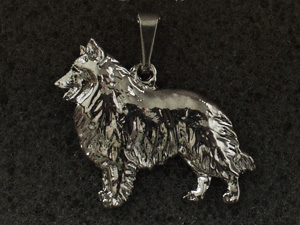 Belgian Tervueren - Pendant Figure Silver