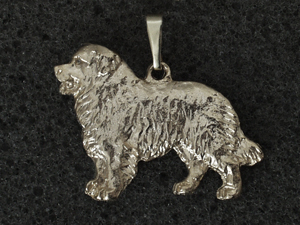 Bernese Mountain Dog - Pendant Figure Silver