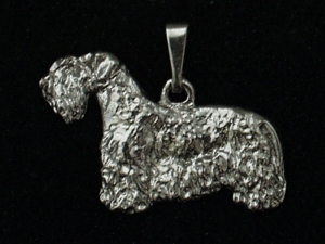Bohemian Terrier - Pendant Figure Silver