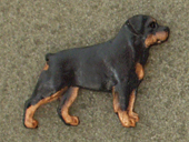 Rottweiler - Pin Figure