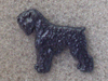 Black Russian Terrier - Pin Figure