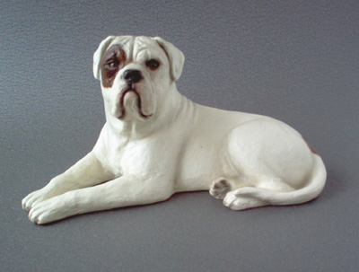 American Bulldog - Sandstone Large Statue