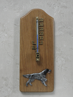 English Setter - Thermometer Rustical