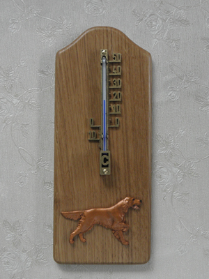 Irish Setter - Thermometer Rustical