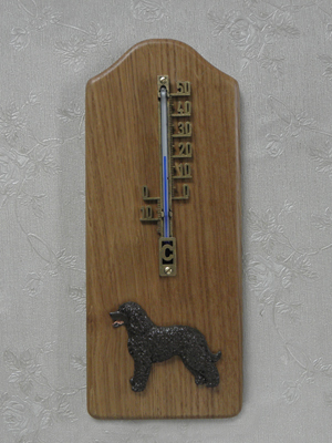 Irish Water Spaniel - Thermometer Rustical
