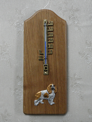 Cavalier King Charles Spaniel - Thermometer Rustical