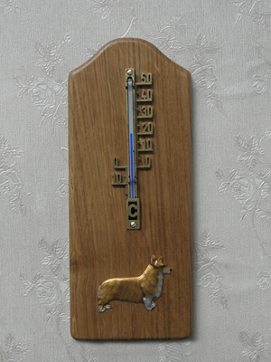 Welsh Corgi Pembroke - Thermometer Rustical