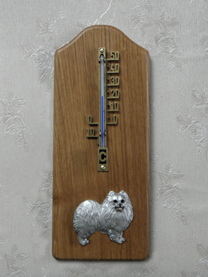 Pomeranian - Thermometer Rustical