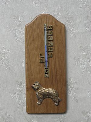 Pyrenean Shepherd Dog - Thermometer Rustical
