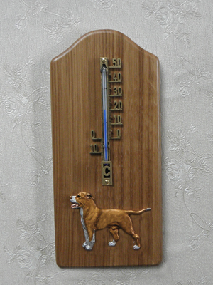 American Pit Bull Terrier - Thermometer Rustical