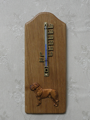 Dogue de Bordeaux - Thermometer Rustical