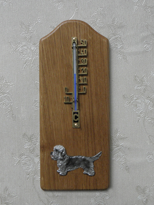 Dandie Dinmont Terrier - Thermometer Rustical