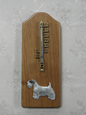 Sealyham Terrier - Thermometer Rustical