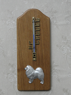 German Spitz - Thermometer Rustical