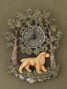 English Cocker Spaniel - Wall Clock metal