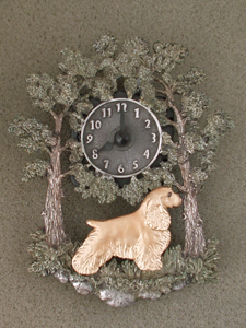 American Cocker Spaniel - Wall Clock metal