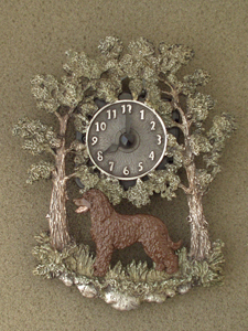 Irish Water Spaniel - Wall Clock metal
