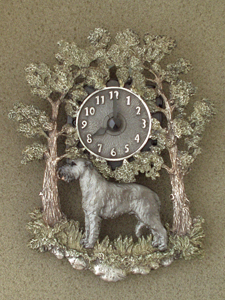 Irish Wolfhound - Wall Clock metal