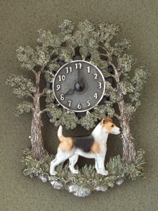 Jack Russell Terrier - Wall Clock metal