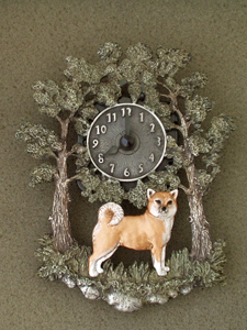 Shiba Inu - Wall Clock metal
