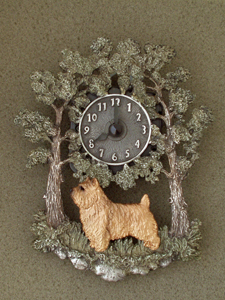 Norwich terrier - Wall Clock metal