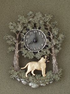 Bullmastiff - Wall Clock metal