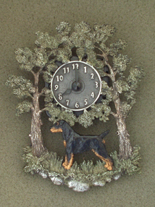 German Hunt Terrier - Wall Clock metal
