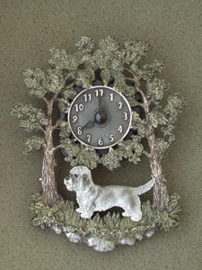 Dandie Dinmont Terrier - Wall Clock metal