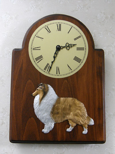 Collie Rough - Wall Clock Classic
