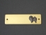 Brass Door Plate - Japanese Chin